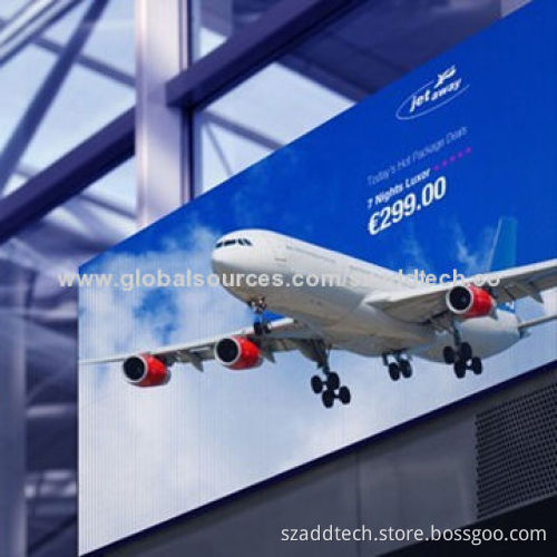 Indoor SMD Full-color LED Video Display Screen, Airport, Railway and Bus Station Advertising Use